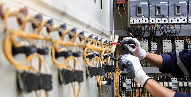 Professional Electrician technician working in Camp Hill, PA